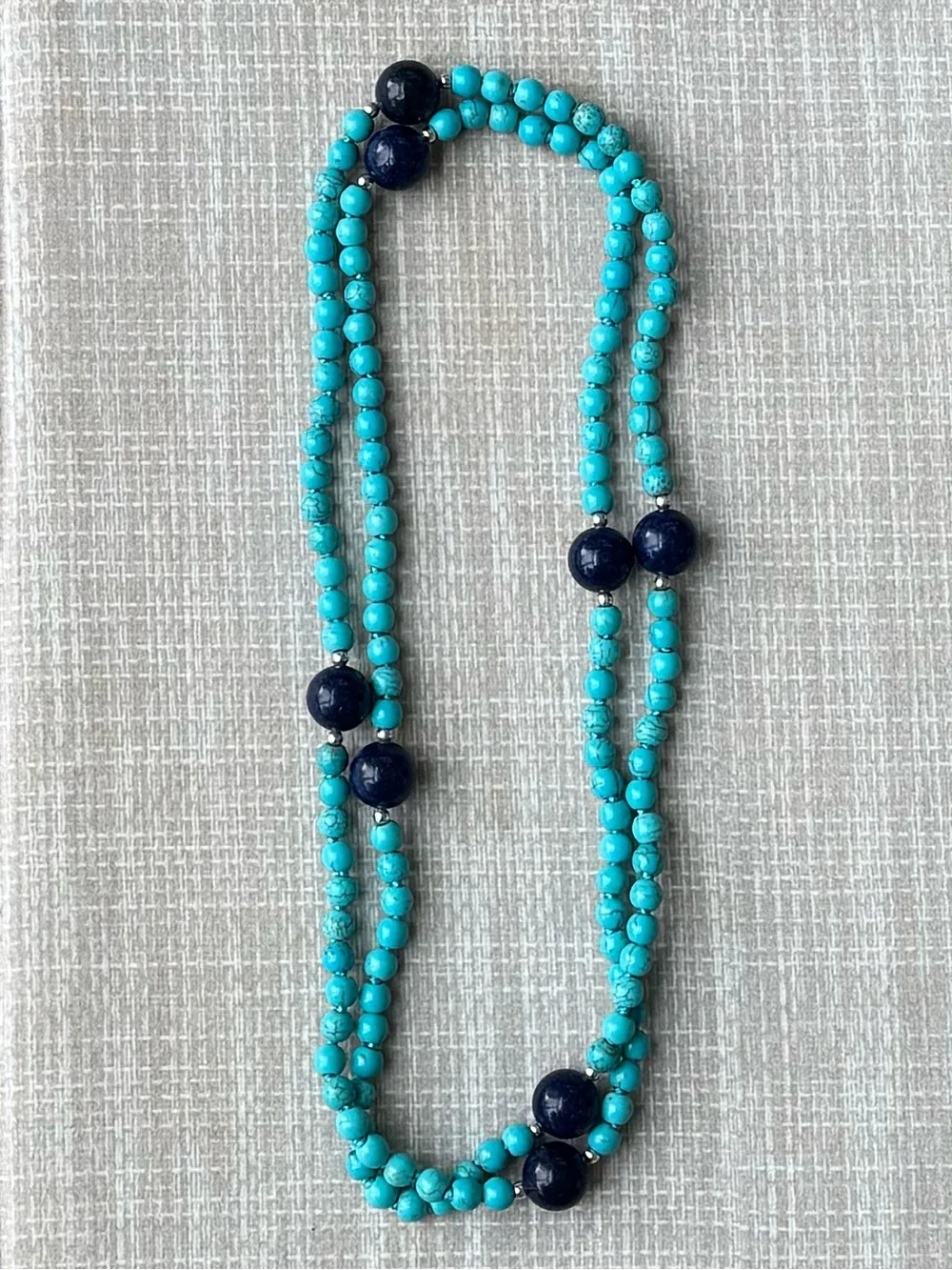 NWOT Polo Ralph Lauren Turquoise and Lapis Lazuli Necklace